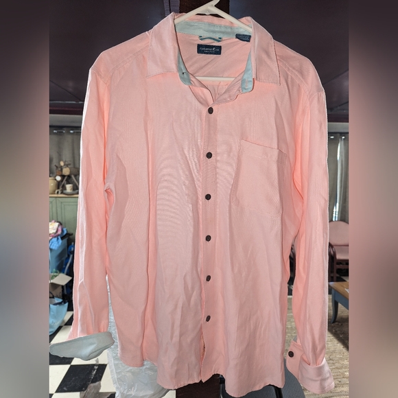 Caribbean Joe Linen Shirt - Picture 1 of 3